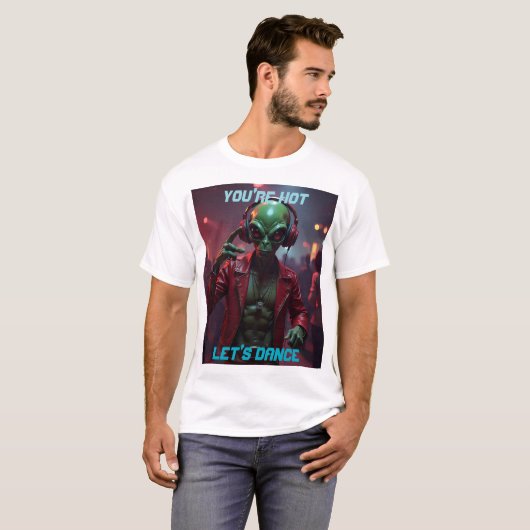 party alien t-shirt (Voorkant volledig)