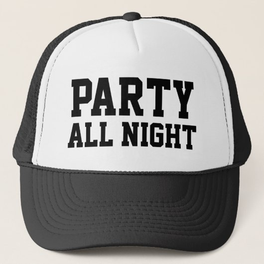 Party All Night™ Truckerhoed Trucker Pet (Voorkant)