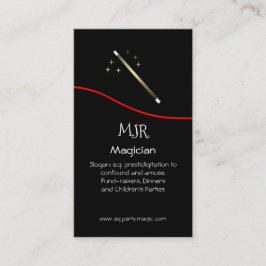 Party and Dinner Magicia - Magic Wand logo Visitekaartje