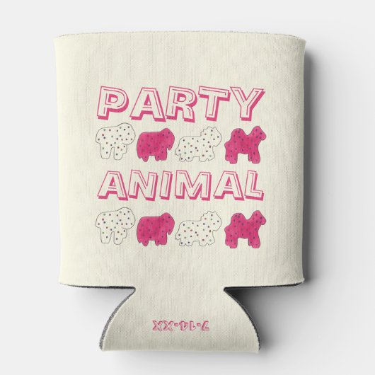 PARTY ANIMAAL Crackers Cookies Circus Zoo Birthday Blikjeskoeler (Achterkant)