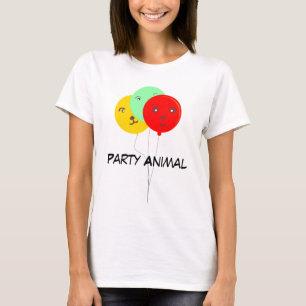 Party Animal 3 BalloonsT shirten T-shirt