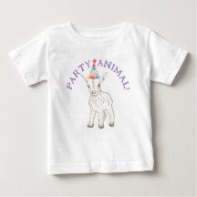 Party Animal Baby Shirt – Funny Goat Birthday T-sh