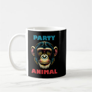 Party Animal Chimpansee Aap Gorilla Orangut Koffiemok