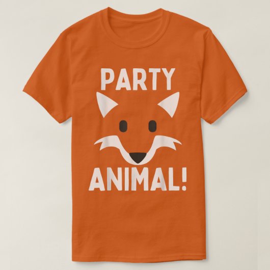 Party Animal Fo Lover Boys Girls Birthday BDay Par T-shirt (Design voorkant)