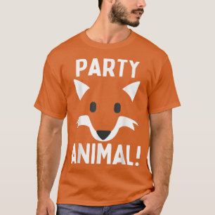 Party Animal Fo Lover Boys Girls Birthday BDay Par T-shirt