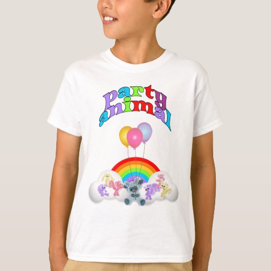 Party Animal Fun T-shirt (Voorkant)
