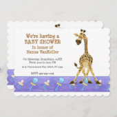 Party Animal Giraffe Kaart (Voorkant / Achterkant)