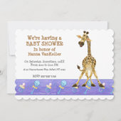 Party Animal Giraffe Kaart (Voorkant)