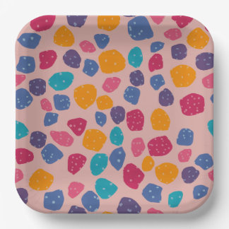 Party Animal Giraffe Print - Papieren Borden Bordje