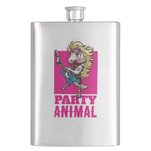 Party Animal Hair Metal Glam Rock Eenhoorn Cartoon Flacon