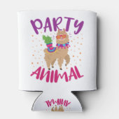 Party Animal Llama Bachelorette Birthday Blikjeskoeler (Achterkant)