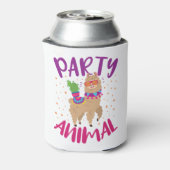 Party Animal Llama Bachelorette Birthday Blikjeskoeler (Blikje Achterkant)