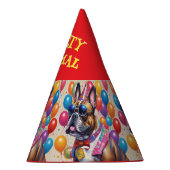 Party Animal Pet Rood Feesthoedjes (Rechts)