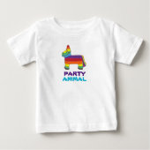 PARTY ANIMAL Rainbow Donkey Piñata Birthday Fiesta (Voorkant)