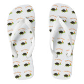 Party Animal Turtle Teenslippers (Voetbed)