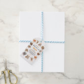 Party Animals 2nd Birthday | Cute Jungle Animal Cadeaulabel (Met Touw)