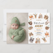 Party Animals 2nd Birthday | Cute Jungle Animal Kaart (Voorkant)