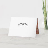 Party Animals, Chevron Birthday Wenskaart (Achterkant)