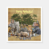 Party Animals Cocktail Napkins Servet (Voorkant)
