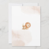 Party Animals Kids Birthday Invitation Kaart (Achterkant)