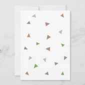 Party Animals Kids Birthday Invitation Kaart (Achterkant)