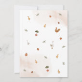 Party Animals Kids Birthday Invitation Kaart (Achterkant)