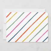 Party Animals Kids Verjaardagsfeest Kaart (Achterkant)