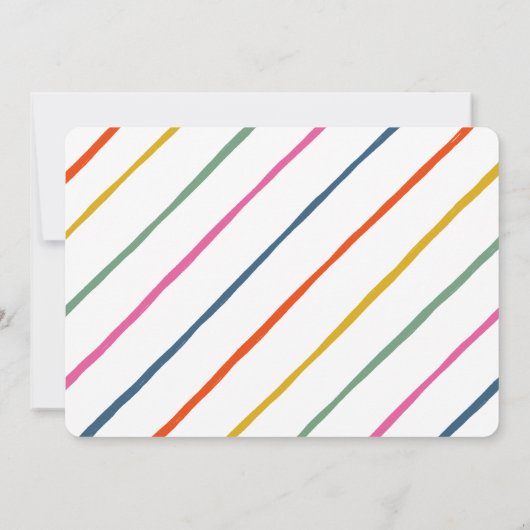 Party Animals Kids Verjaardagsfeest Kaart (Achterkant)