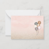 Party Animals Leopard Print Oerwoud Wild dank je Notitiekaartje (Achterkant)