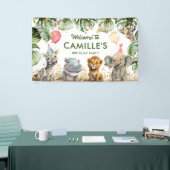 Party Animals Oerwoud Safari Birthday Welkom Spandoek (Beurs)