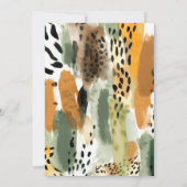 Party Animals Oerwoud Safari Fun Birthday Kaart (Achterkant)