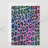 Party Animals Oerwoud Zoo Birthday Invitation Girl Kaart (Achterkant)