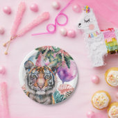 Party Animals Safari Oerwoud Wild Een Verjaardag Papieren Bordje (Feest)