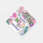 Party Animals Safari Oerwoud Wild Een Verjaardag Servet (Hoek)