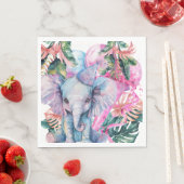 Party Animals Safari Oerwoud Wild Een Verjaardag Servet (Insitu)