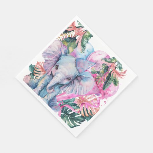 Party Animals Safari Oerwoud Wild Een Verjaardag Servet (Hoek)