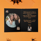 Party Animals Schattige Grappige foto Halloween ka Kaart