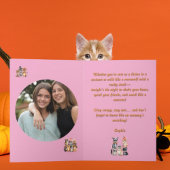 Party Animals Schattige Grappige foto Halloween ka Kaart
