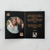 Party Animals Schattige Grappige foto Halloween ka Kaart (Binnen)