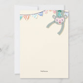 Party Animals Verjaardag Uitnodiging (Achterkant)