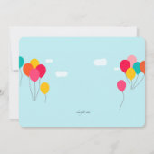 Party Animals Verjaardagsfeestuitnodiging Kaart (Achterkant)