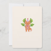 Party Animals Verjaardagsfeestuitnodiging Kaart (Achterkant)