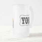 Party Aweigh - Arrr - Praat als een Pirate Day Matglas Bierpul (Voorkant rechts)