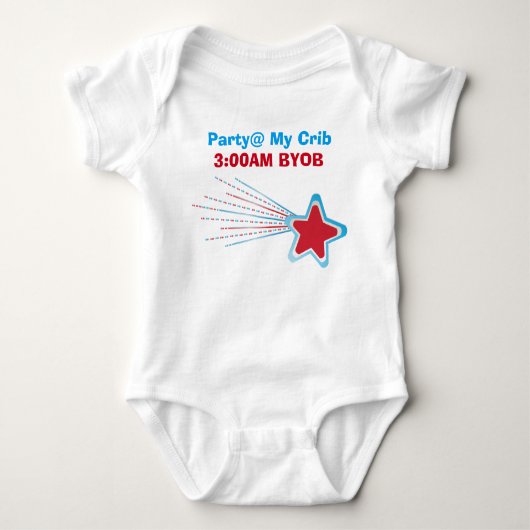 *Party Baby Jersey Bodysuit (Voorkant)