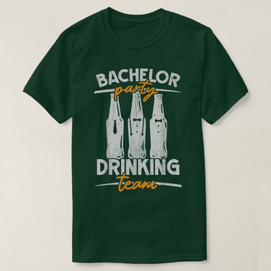 Party Bachelor Drinking Team Groomsquad Groom Squa T-shirt (Design voorkant)