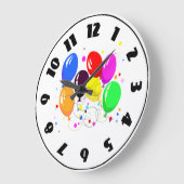 Party Balloons Clock Grote Klok (Hoek)