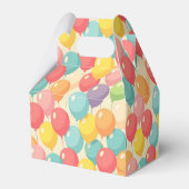 Party balloons in different colors bedankdoosjes (Achterkant)