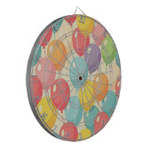 Party balloons in different colors dartbord (Voorkant Links)