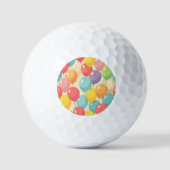 Party balloons in different colors golfballen (Voorkant)