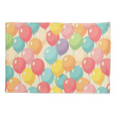 Party balloons in different colors kussensloop (Achterkant)